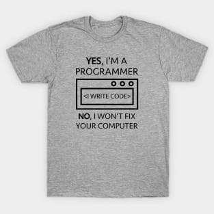 I Write Code T-Shirt